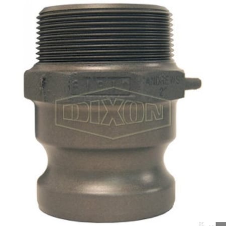 Dixon Boss-Lock Type F Cam and Groove Adapter, 2 in, Male Adapter x MNPT, Aluminum 200-F-ALH